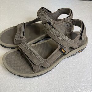 TEVA MEN HUDSON BUNGEE CORD SPORTS STAPPY LEATHER SANDALS US 13 / EU 47 / UK 12